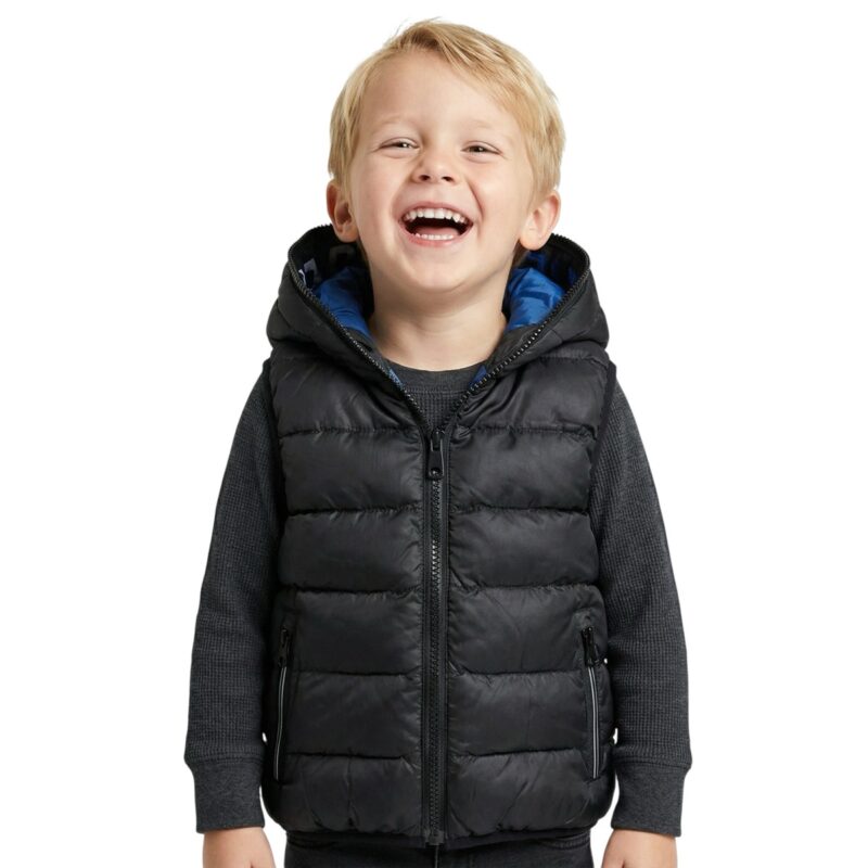 Joyce αμάνικο puffer μπουφάν «Black Thunder»