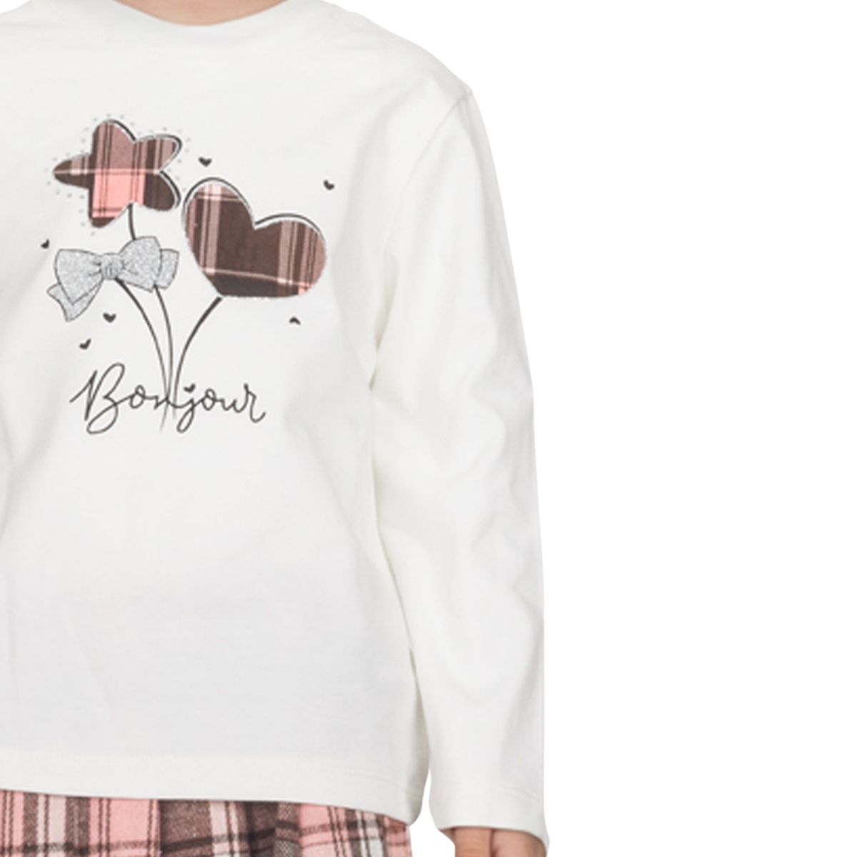 Εκρού μπλούζα Joyce με τύπωμα για κορίτσι Kidz.gr