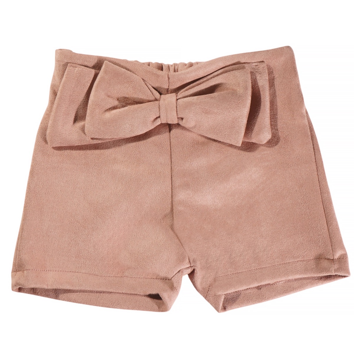 Gamzelim βελουτέ σορτσάκι σάπιου μήλου με μεγάλο φιόγκο