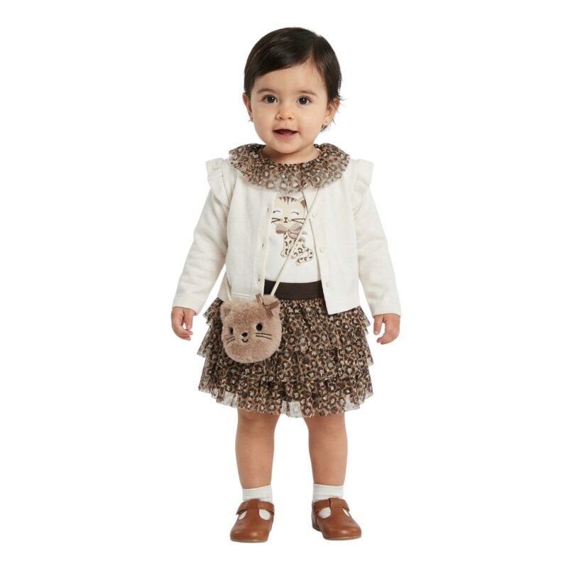 Eray Kids σετ τεσσάρων τεμαχίων «The Cutest Cat»