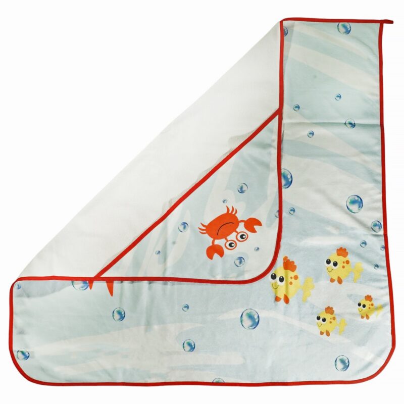 Buude Kids βρεφική μπουρνουζοπετσέτα Baby Crab με κουκούλα