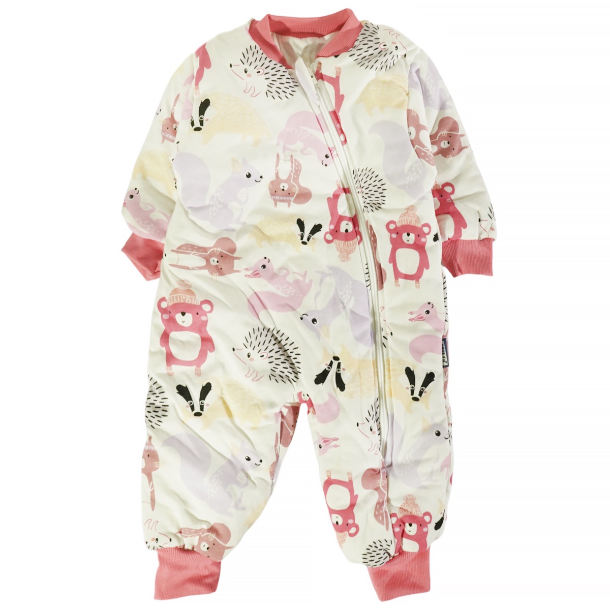 Melfa παιδικός υπνόσακος εκρού forest Colorful Forest με πολύχρωμα ζωάκια.