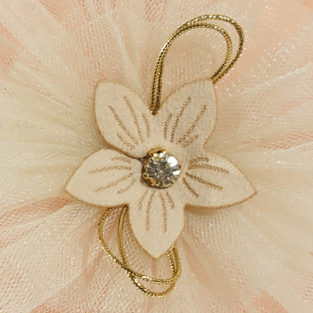 Μπεζ κορδέλα μαλλιών Vanillays με διακριτικό λάστιχο