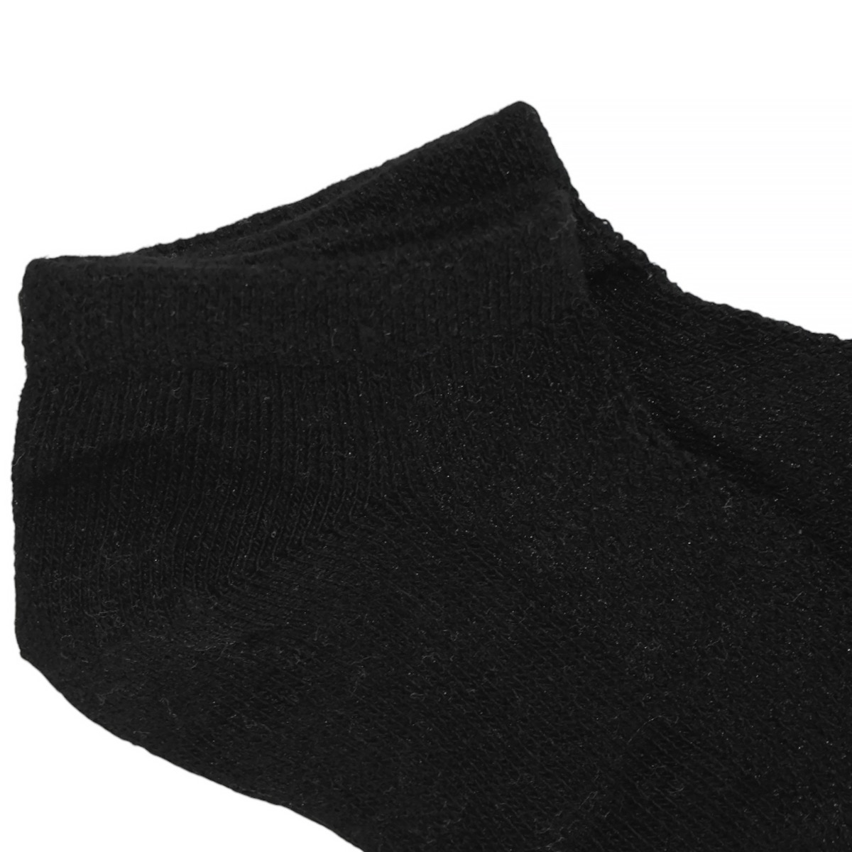 Sport κοντές καλτσούλες για αγόρια και κορίτσια σε μαύρο χρώμα