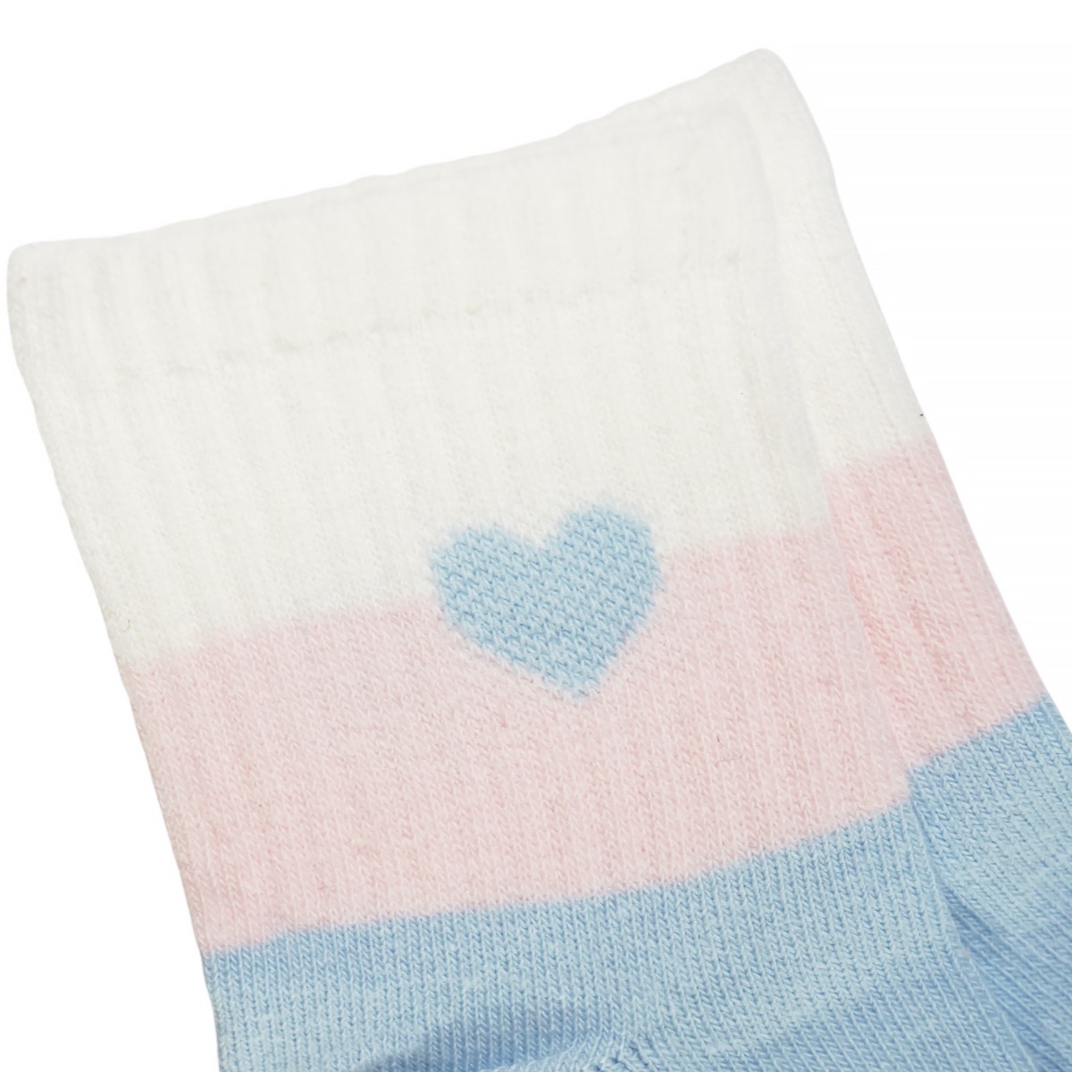 Panda παιδικές κάλτσες γαλάζια καρδιά για κορίτσι