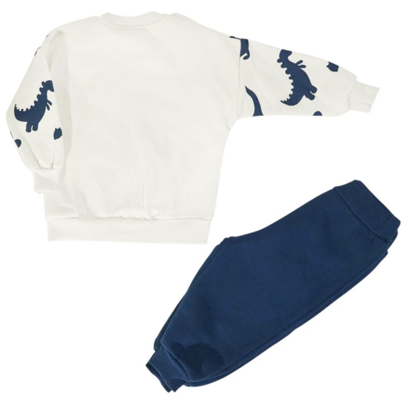 Minibilx Baby σετ φόρμας 100% βαμβάκι με εσωτερικό χνούδι για ζεστασιά