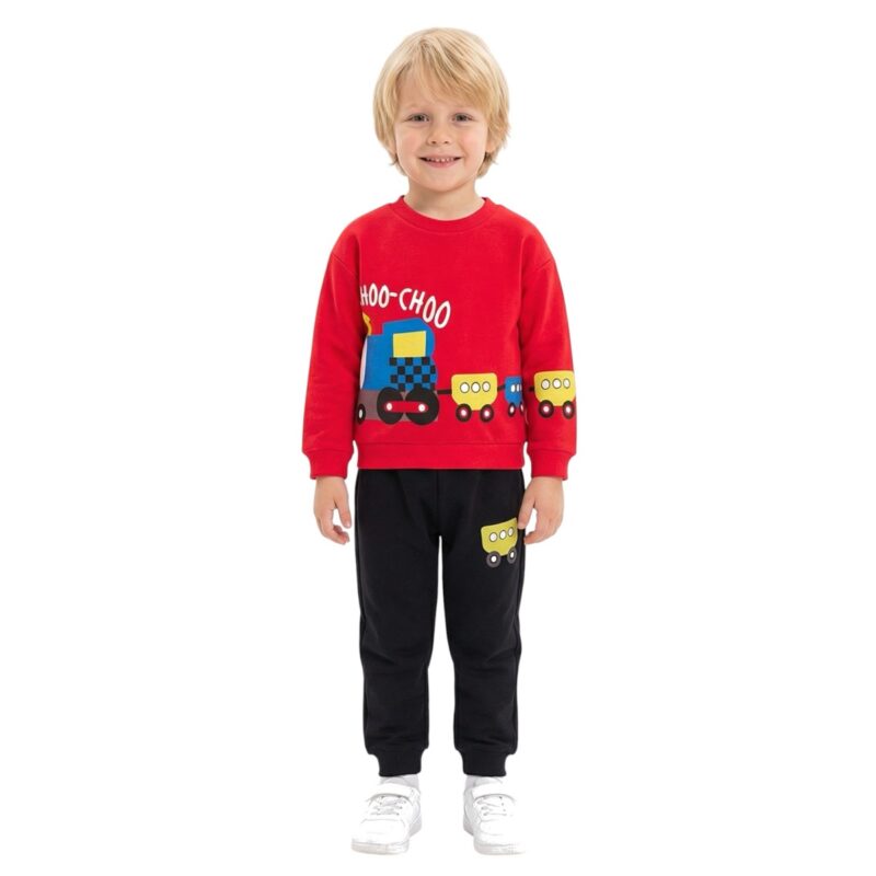 Trax σετ φόρμας με χνούδι «Choo-Choo»