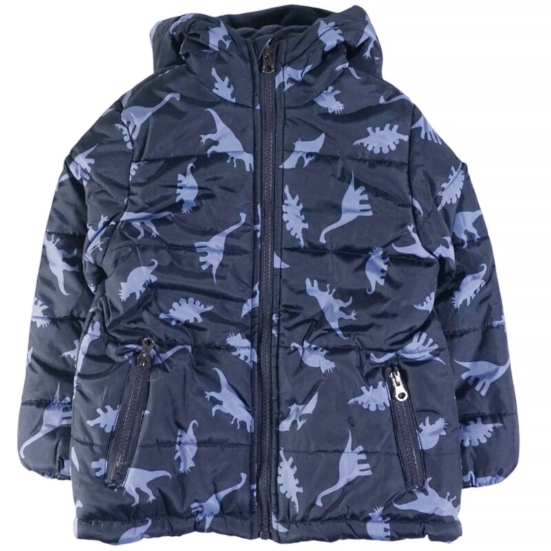 Funky μπουφάν puffer μπλε για αγόρι, άνετο και ζεστό