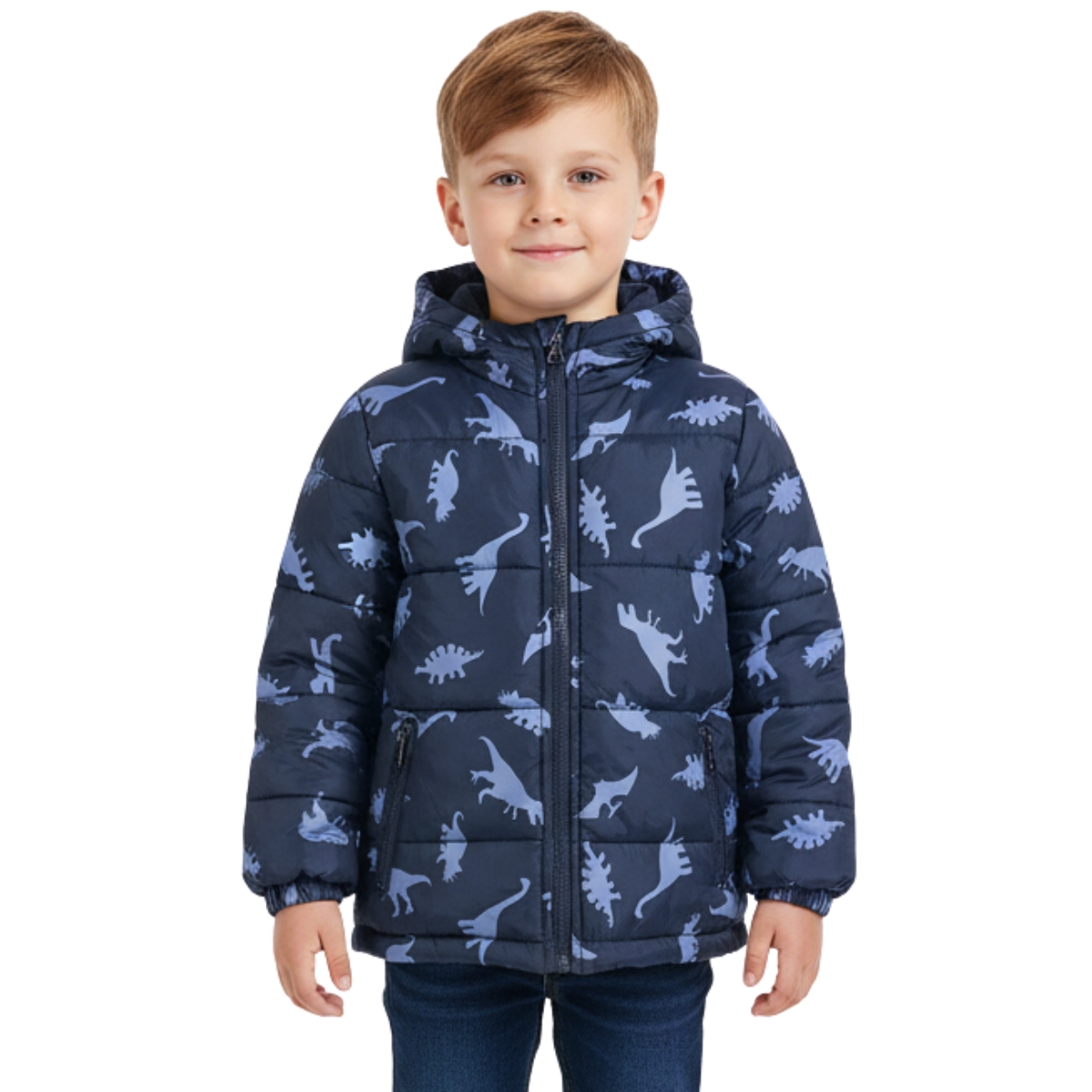 Funky μπουφάν puffer «Blue Dino Style»