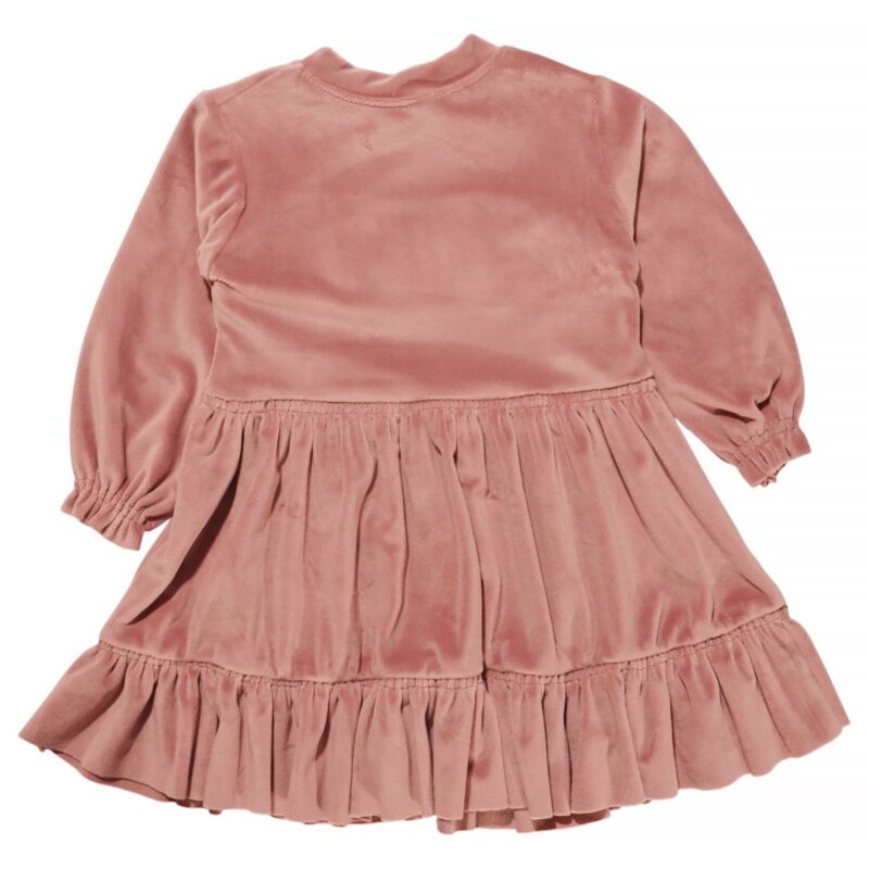 Carmina Kids βελουτέ φόρεμα με πλούσια υφή για ζεστασιά
