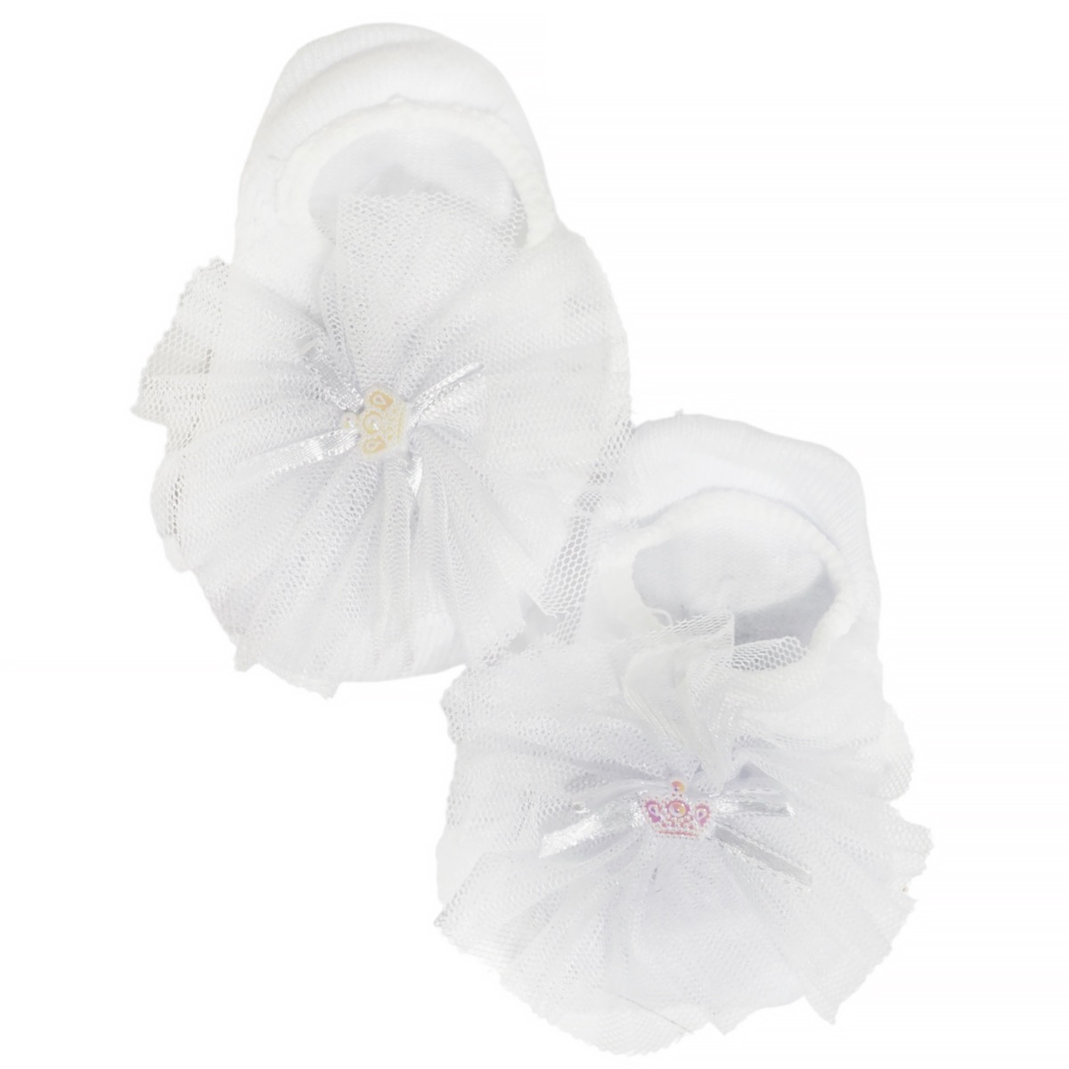 JW Baby καλτσούλες για κορίτσι σετ Festive με τούλι