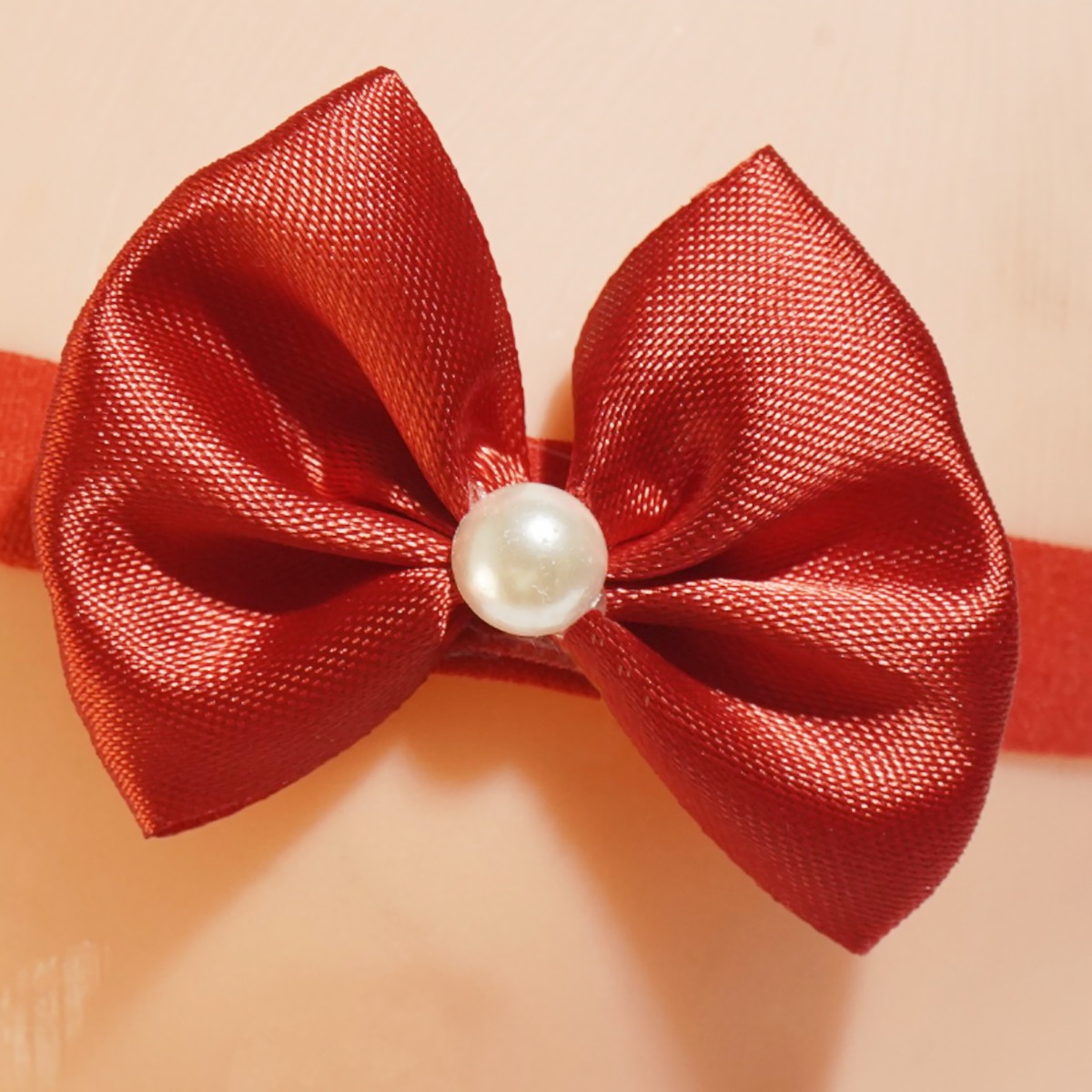 Φίνος κόκκινος φιόγκος AZ κορδέλας μαλλιών για παιδικά σύνολα