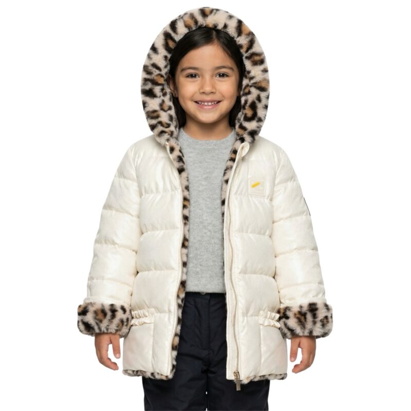 Εβίτα μπουφάν διπλής όψης, με κουκούλα «Double Trouble»