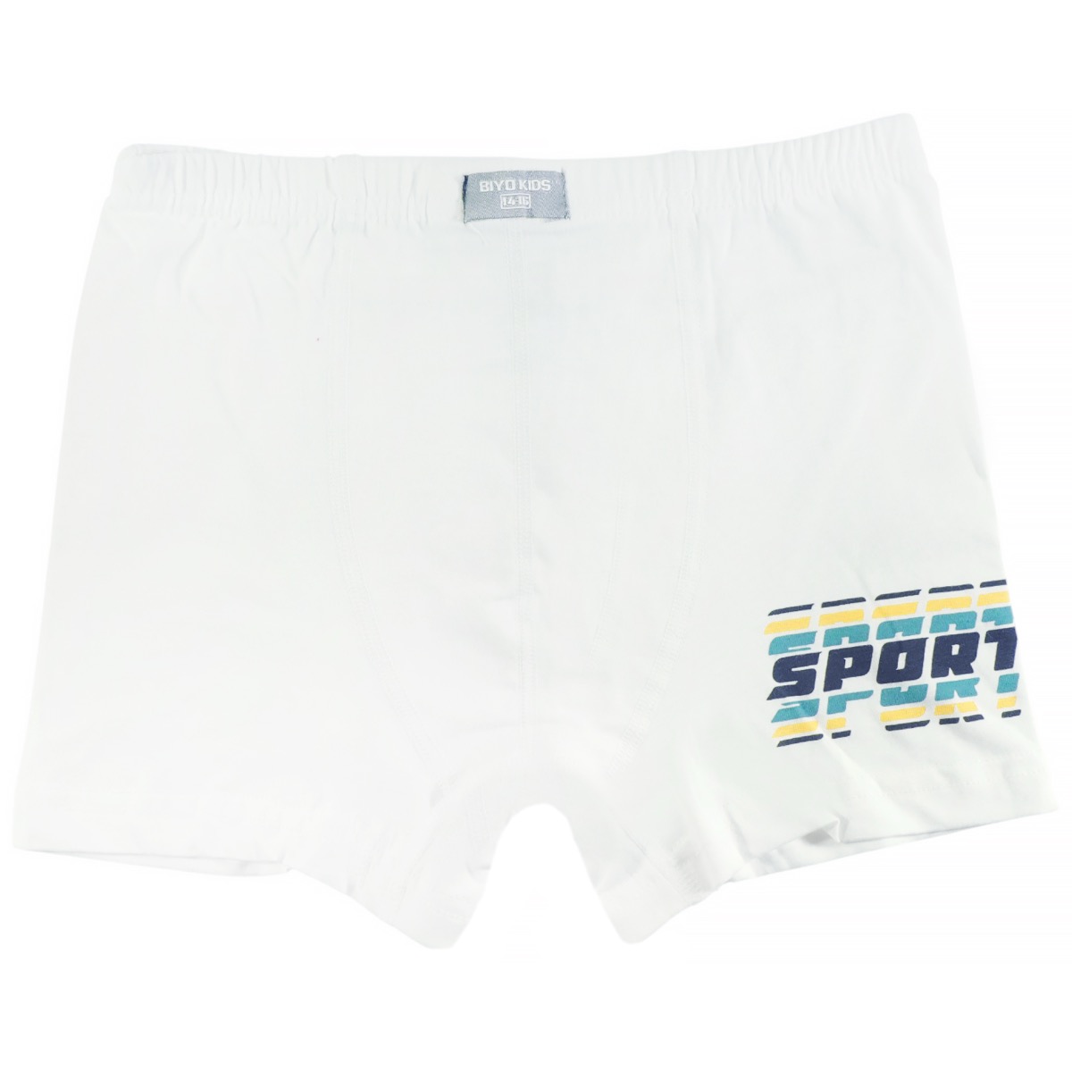 Biyo Kids μποξεράκι για αγόρι εκρού με τύπωμα