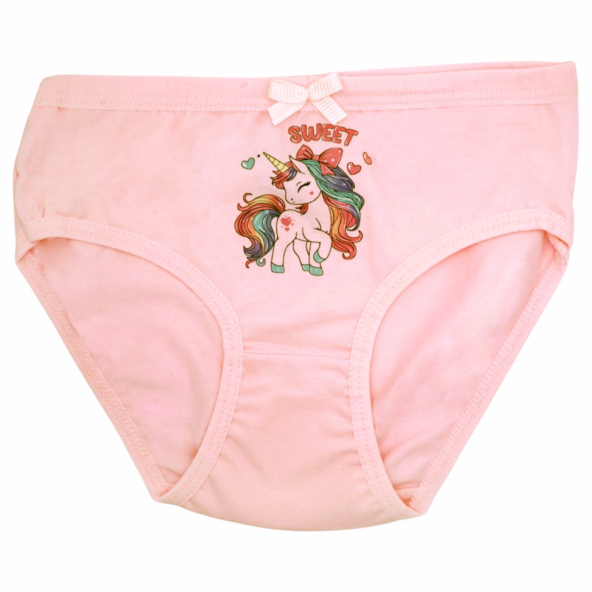 Biyo Kids βρακάκι για κορίτσι με μονόκερο σε ροζ χρώμα