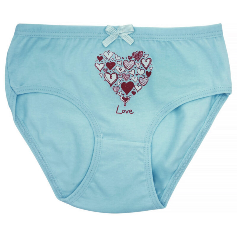 Biyo Kids βρακάκι για κορίτσι με παιχνιδιάρικη στάμπα καρδούλες