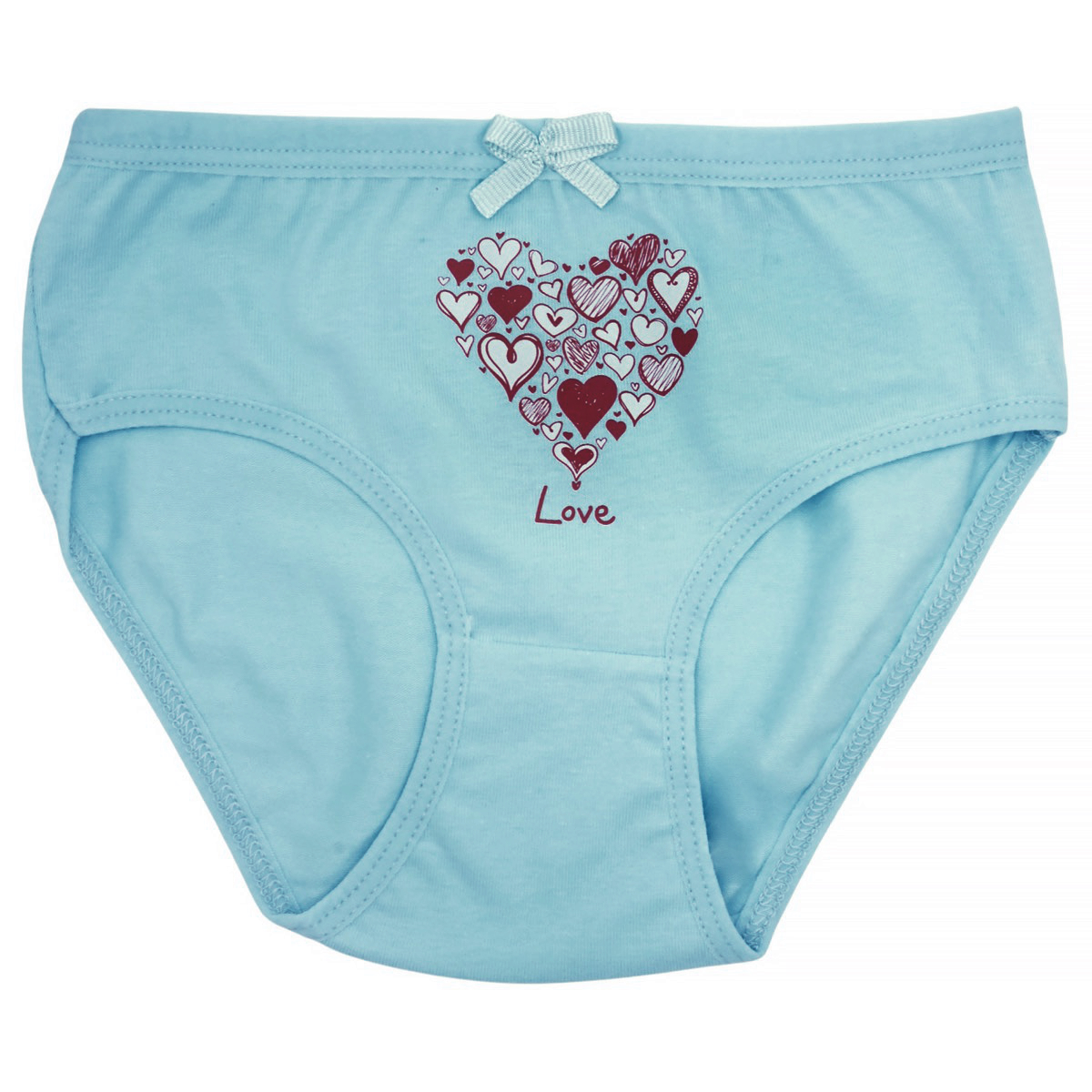 Biyo Kids βρακάκι για κορίτσι με παιχνιδιάρικη στάμπα καρδούλες