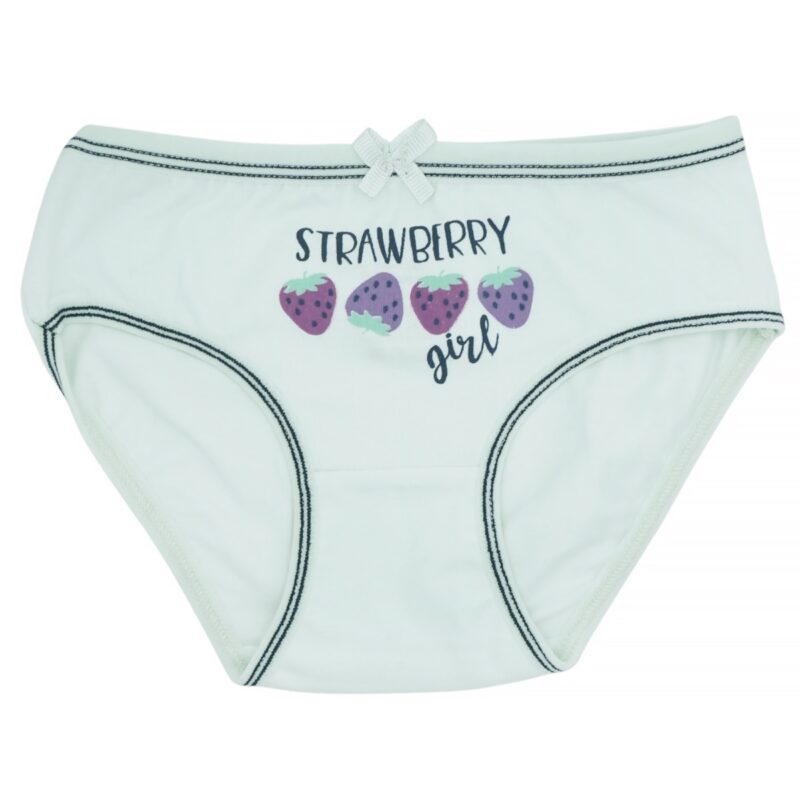 Βρακάκι Biyo Kids βεραμάν για κορίτσια με στάμπα φράουλες