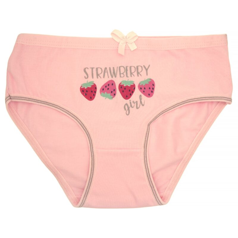 Βρακάκι Biyo Kids ροζ για κορίτσια με στάμπα φράουλες