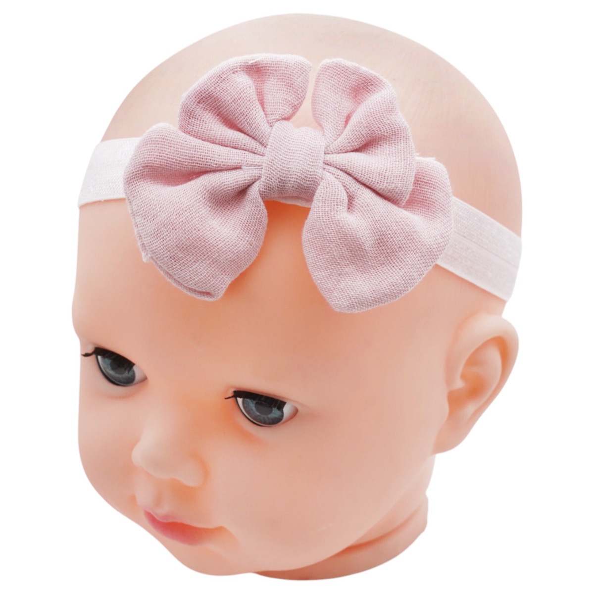 Defne κορδέλα μαλλιών για κορίτσια σε ροζ χρώμα με φιόγκο