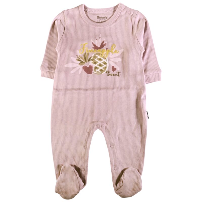 Μοβ ολόσωμο φορμάκι Miniworld με τρουκς