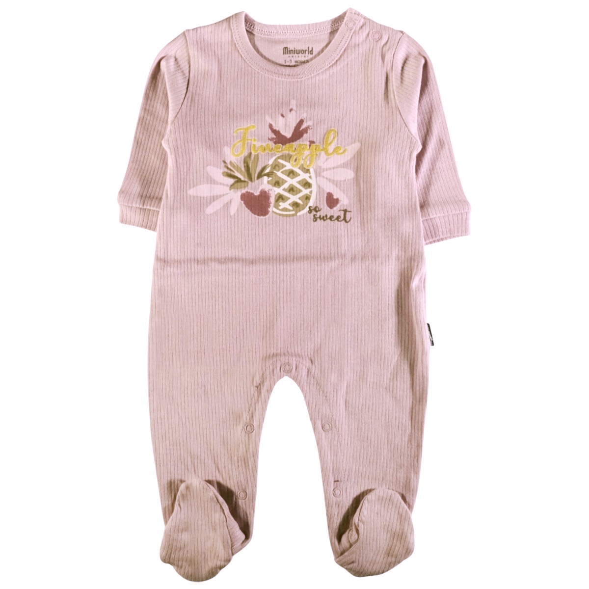 Μοβ ολόσωμο φορμάκι Miniworld με τρουκς