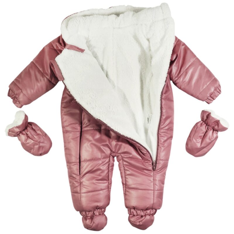 Kids Buude βρεφική puffer αδιάβροχη με κουκούλα και διπλό φερμουάρ