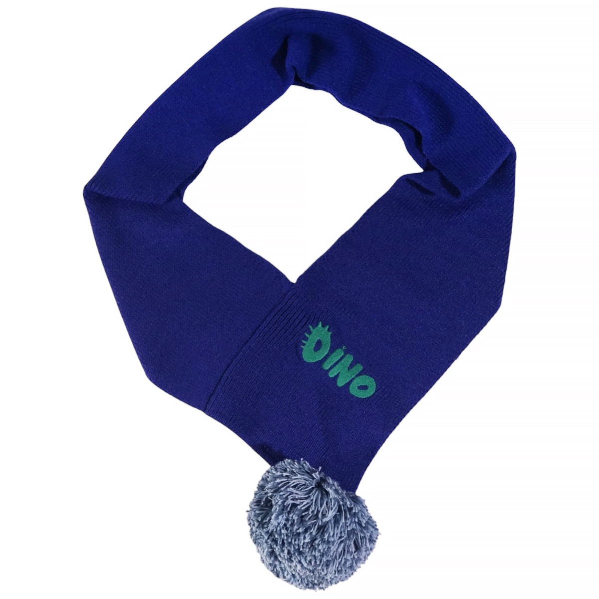 Παιδικό κασκόλ Kitti μπλε Dino για αγόρι, άνετο και ζεστό