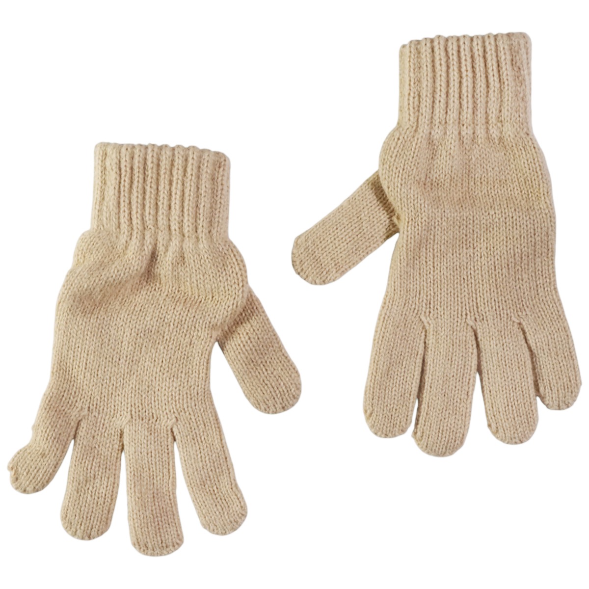 Γάντια Kitti σκούρο μπεζ, ζεστά και απαλά