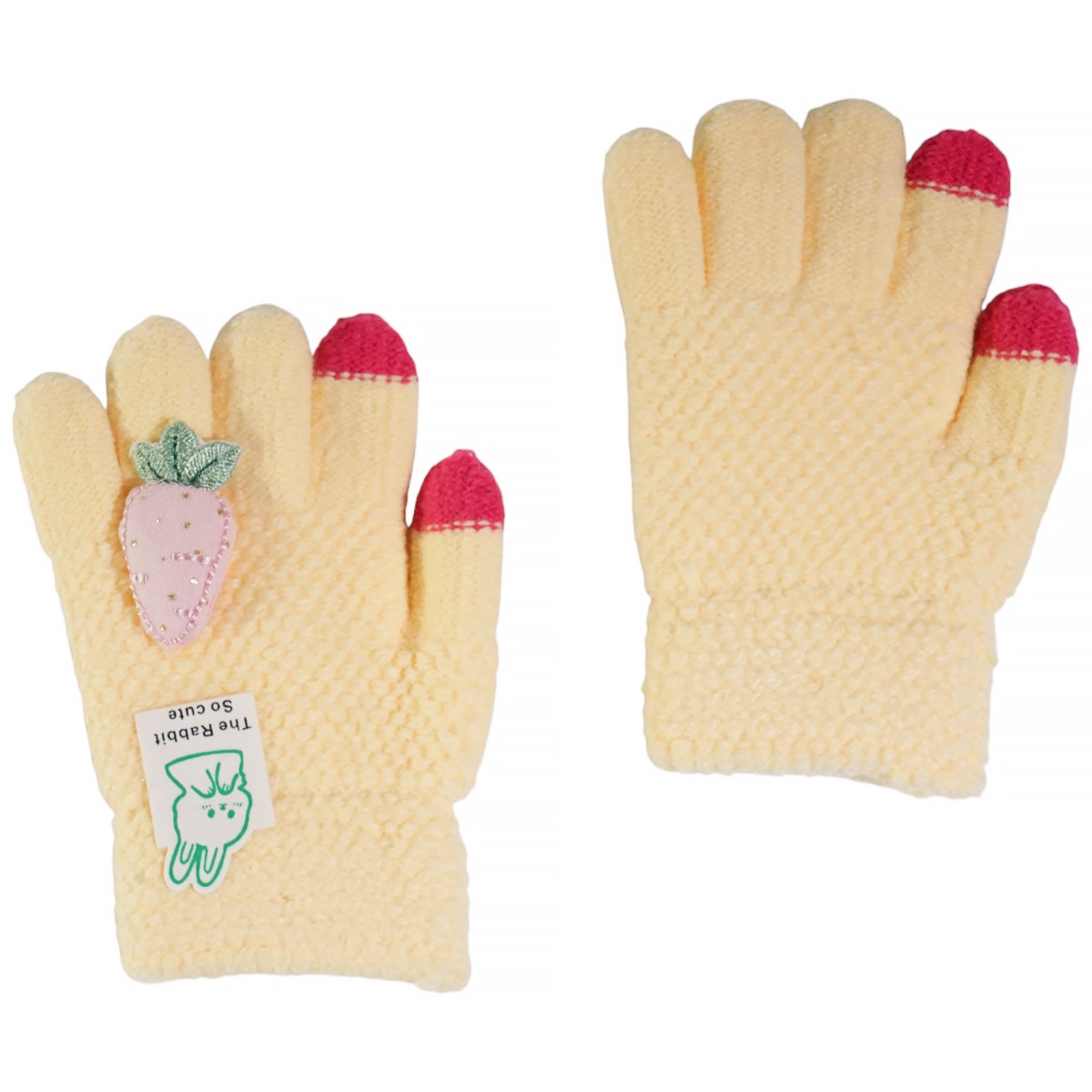 Kitti παιδικά γάντια για κορίτσια κίτρινα ιδανικά για χειμερινές βόλτες