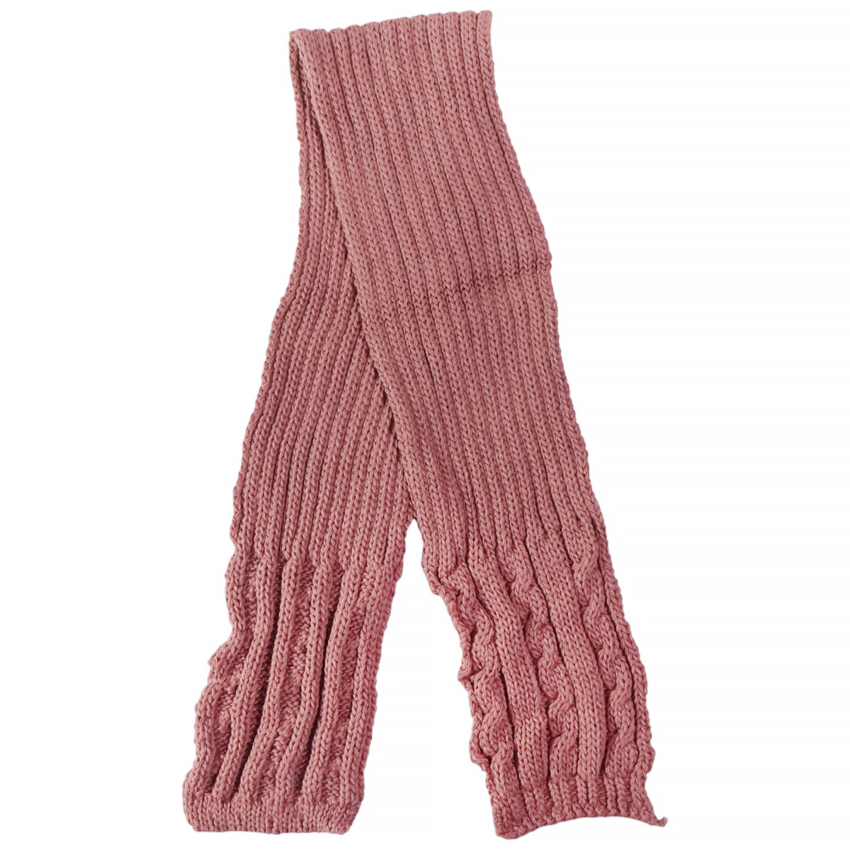 Ζεστό κασκόλ Recos για κορίτσι σε καφέ χρώμα