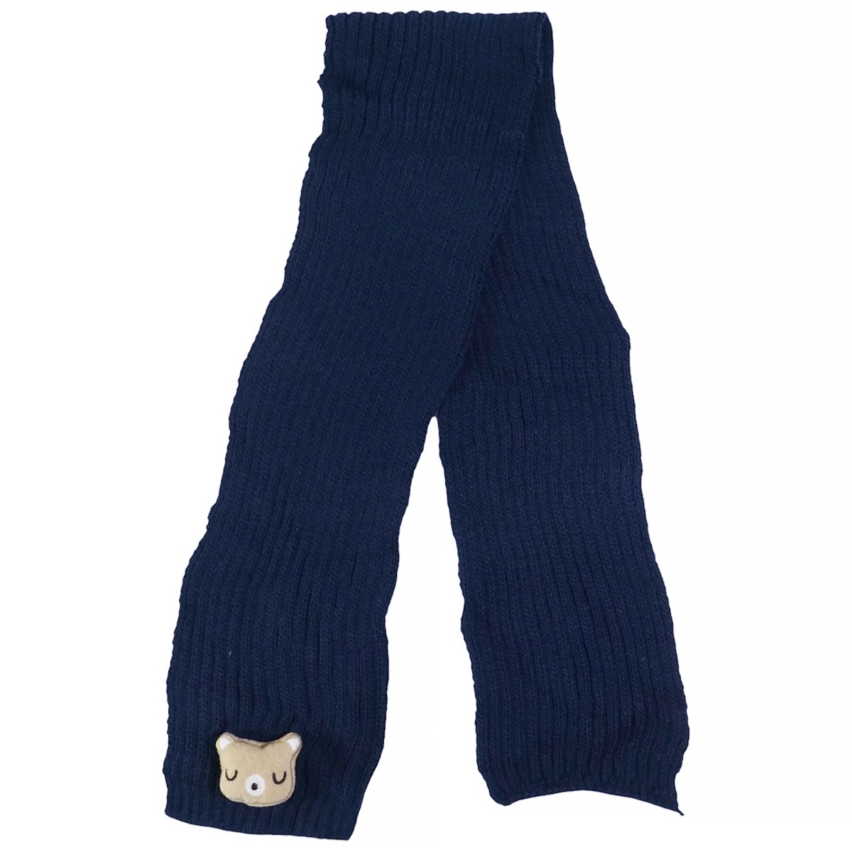 Κασκόλ Recos σε σκούρο μπλε χρώμα για χειμώνα