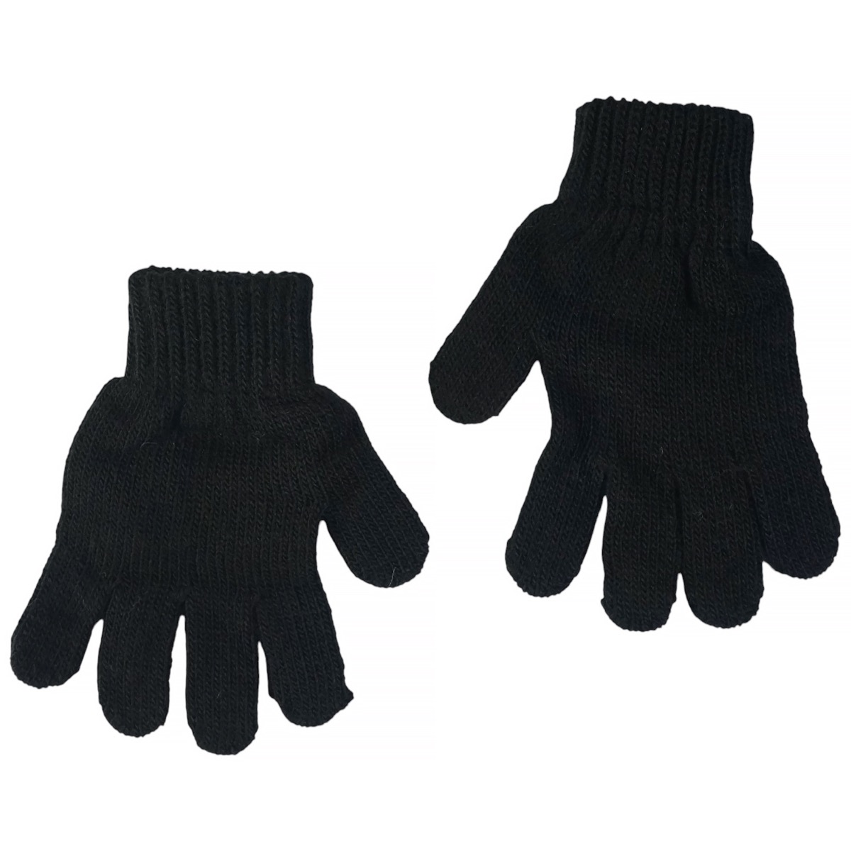 Γάντια Recos μαύρα που συμπληρώνουν το σετ