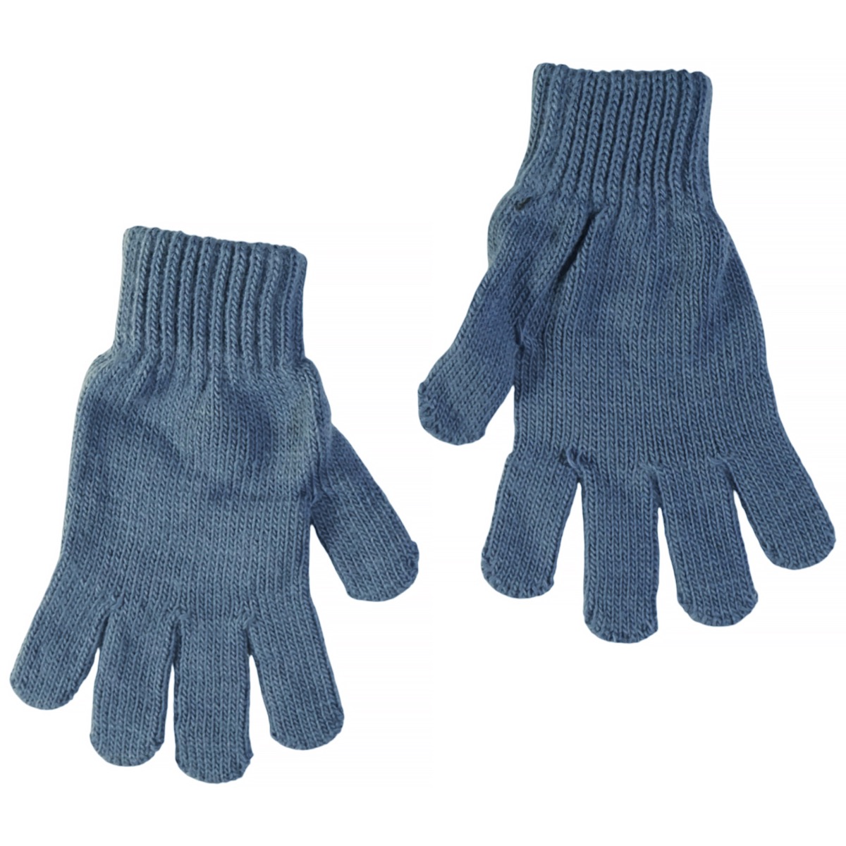 Recos πλεκτό σετ μπλε για αγόρι, με άνετα γάντια