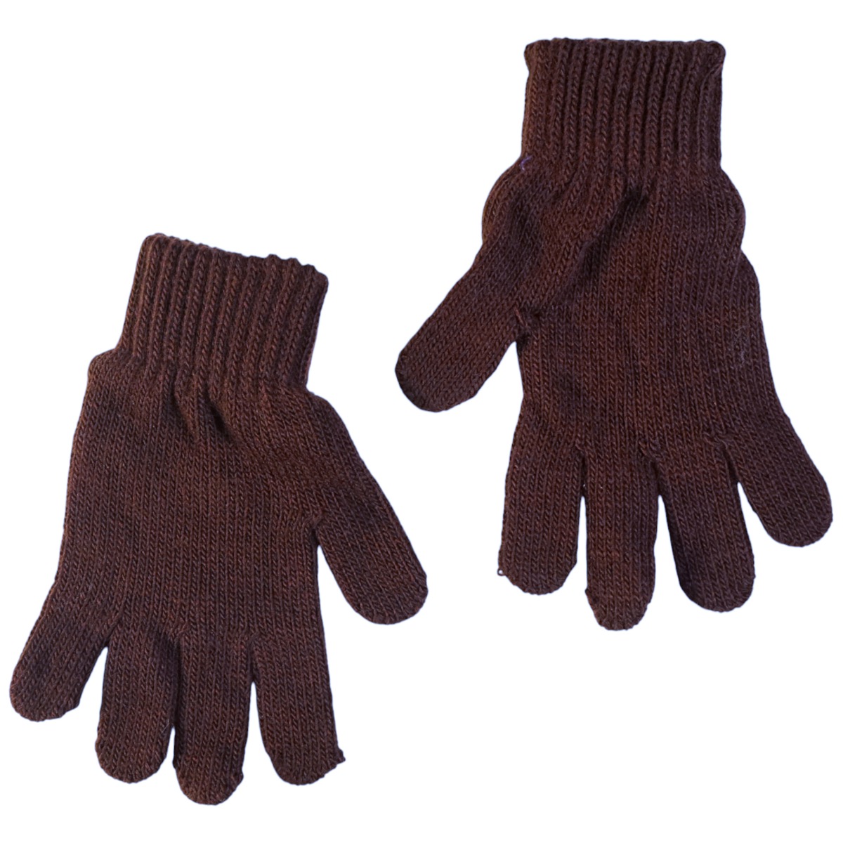 Γάντια Recos Brown Funny Bunny για αγόρι, ζεστά και άνετα