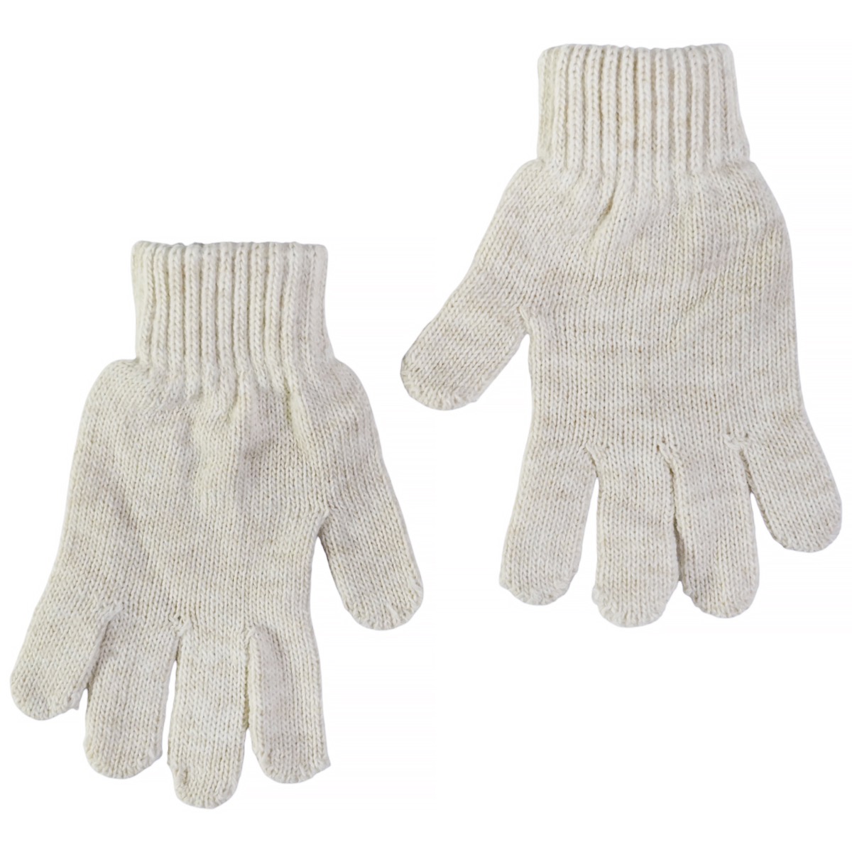 Γάντια Recos Beige Funny Bunny για κορίτσι, απαλά και ζεστά