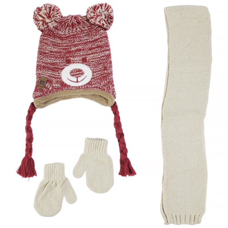 Juju Cute Bear σετ για αγόρι, απαραίτητο για τη χειμερινή γκαρνταρόμπα