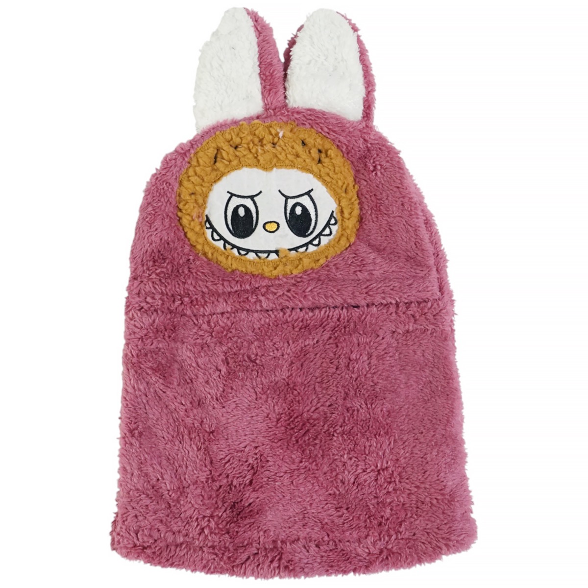 Minikep ζεστό σκουφάκι full face σκούρο μοβ για παιδιά