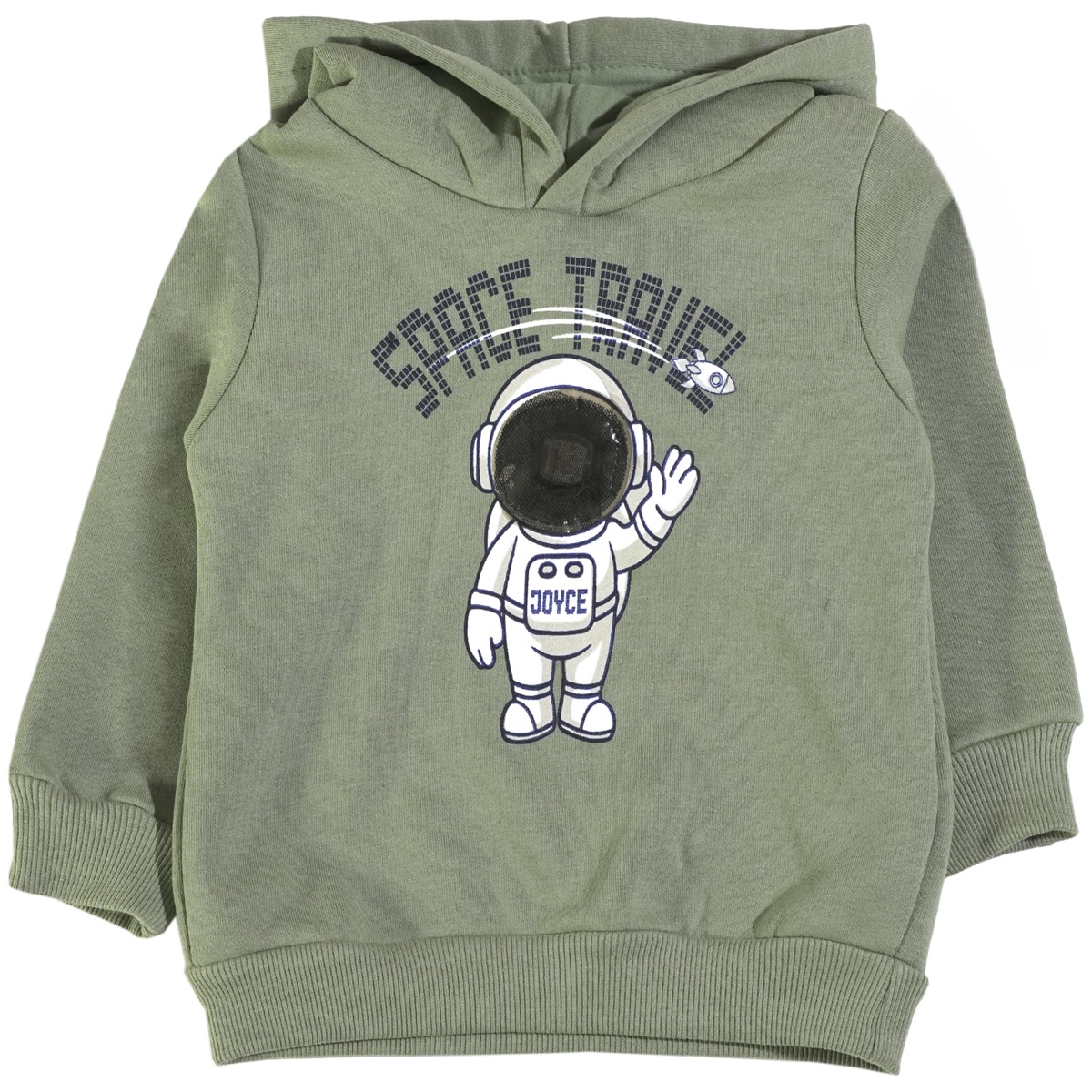 Joyce παιδική μπλούζα για αγόρι με αστροναύτη και φωτάκι μπροστά