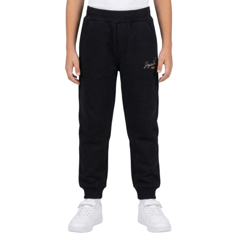 Joyce παντελόνι φόρμας με χνούδι «Black Gym»