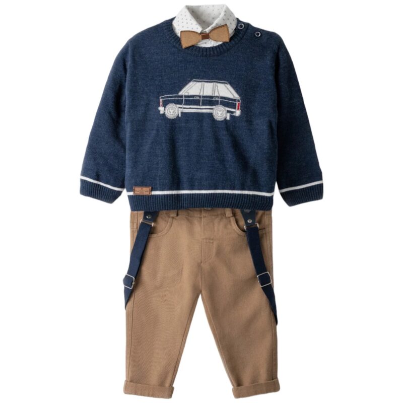 Hashtag βρεφικό σετ αγόρι «Best Car» πέντε τεμαχίων