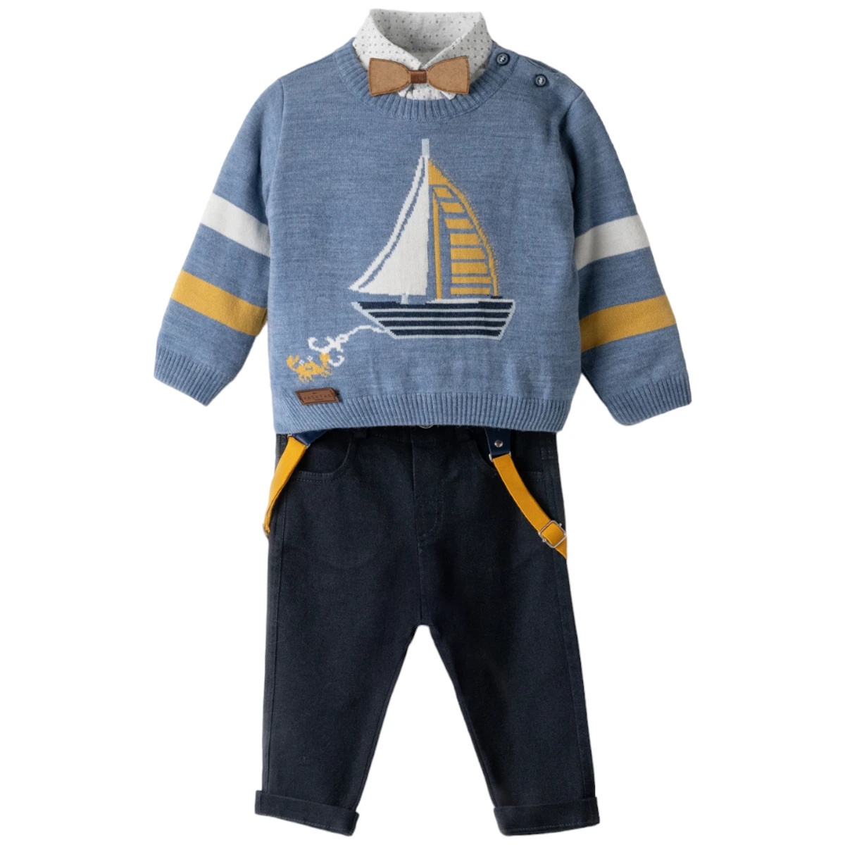 Hashtag βρεφικό σετ «Sailing» για γιορτινές εμφανίσεις