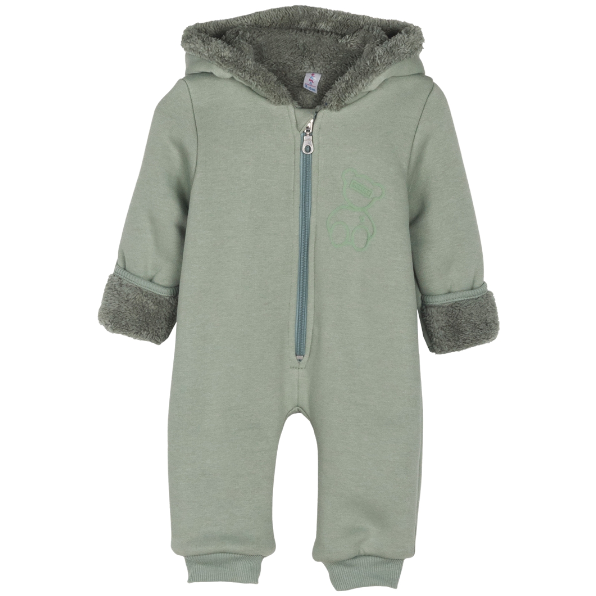 Dreams χοντρή φόρμα εξόδου πράσινη με κουκούλα και φερμουάρ