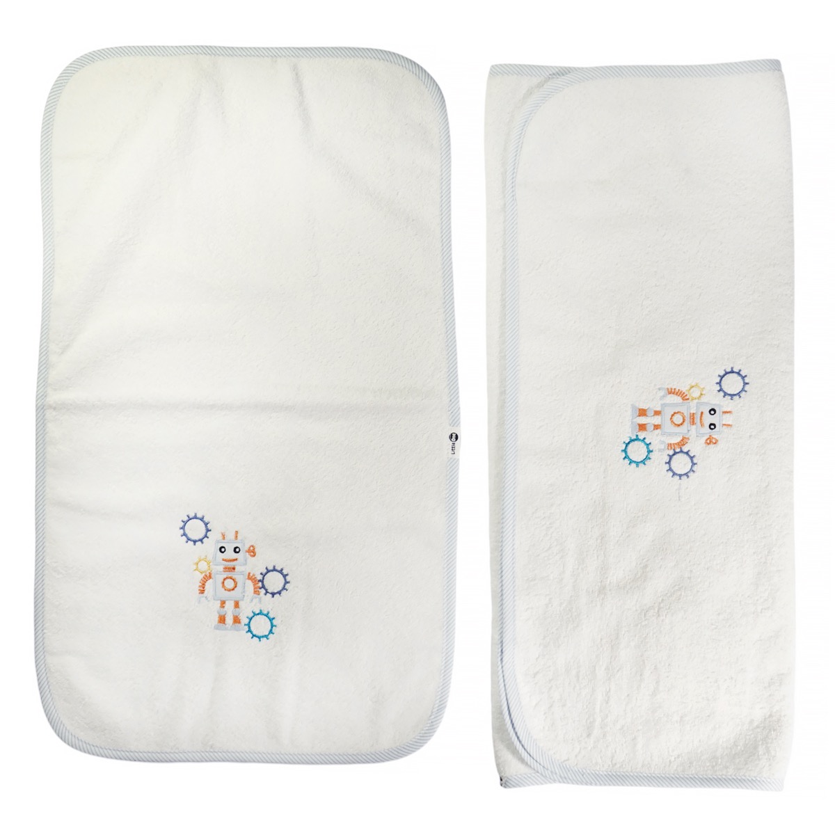 Παιδικές πετσέτες Robot Little One λευκές ιδανικές για δώρο