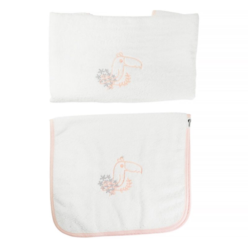 Παιδικές πετσέτες Tucan Little One λευκές για το παιδικό μπάνιο