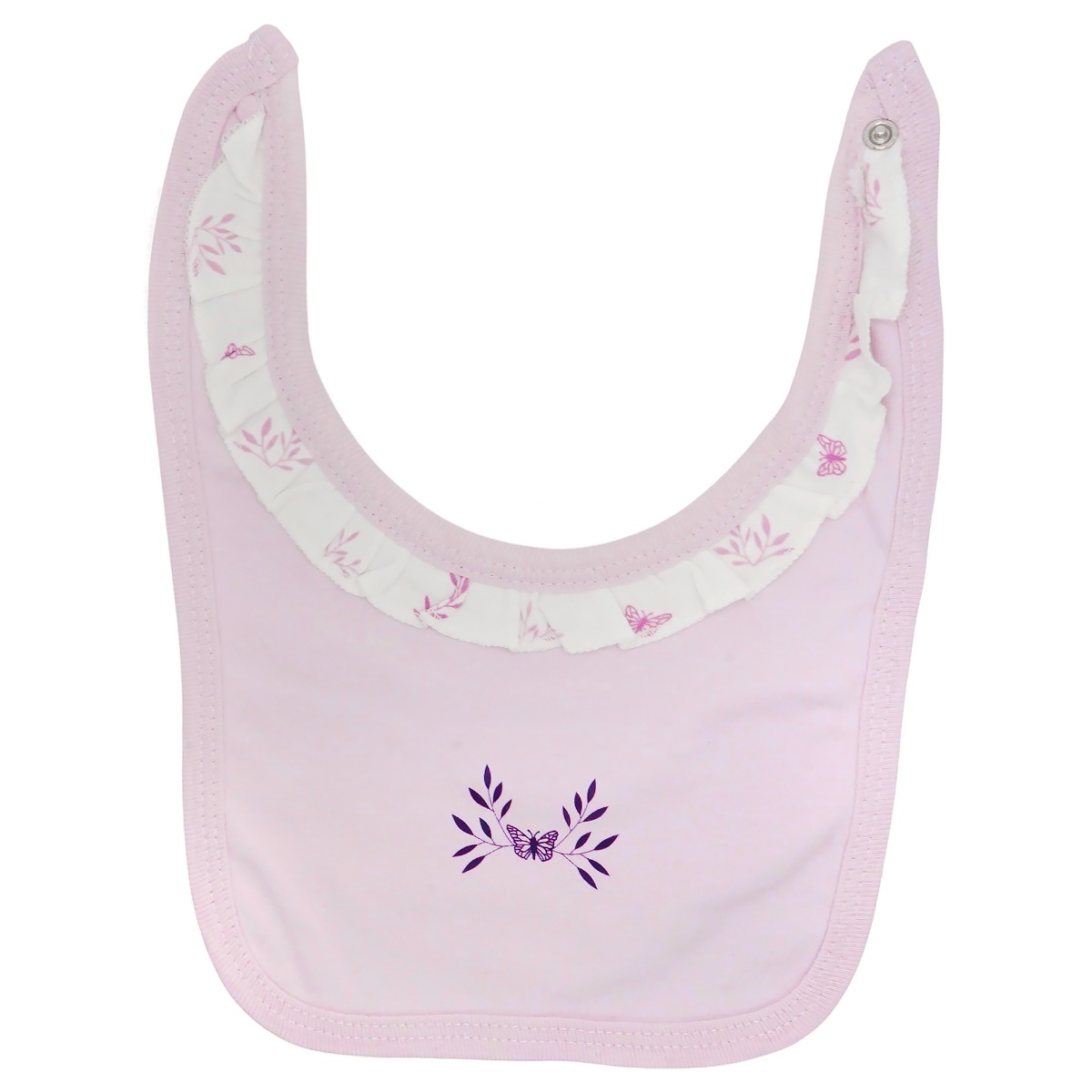 Moi Noi σαλιάρα για κορίτσι από βαμβάκι Cute Butterflies