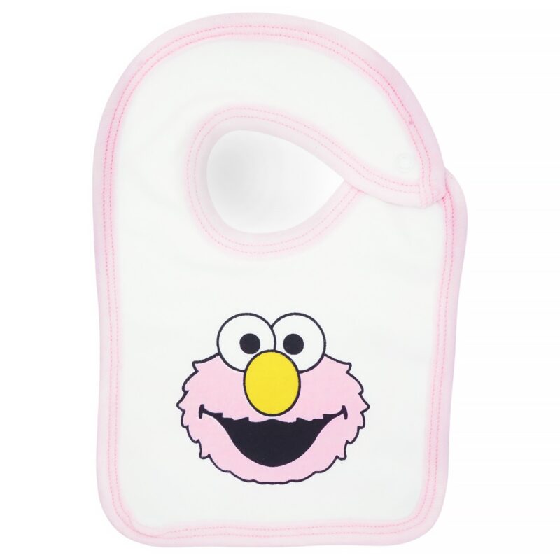 Baby Bibs σαλιάρα βρέφους σε εκρού με διακοσμητικό σχέδιο
