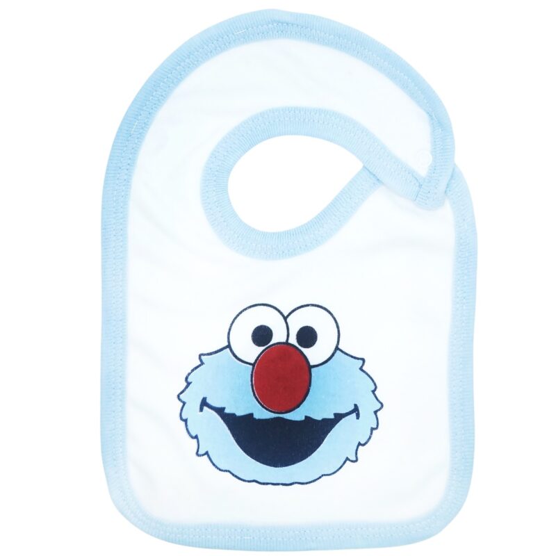 Baby Bibs βρεφική σαλιάρα με χαριτωμένη στάμπα Blue Elmo