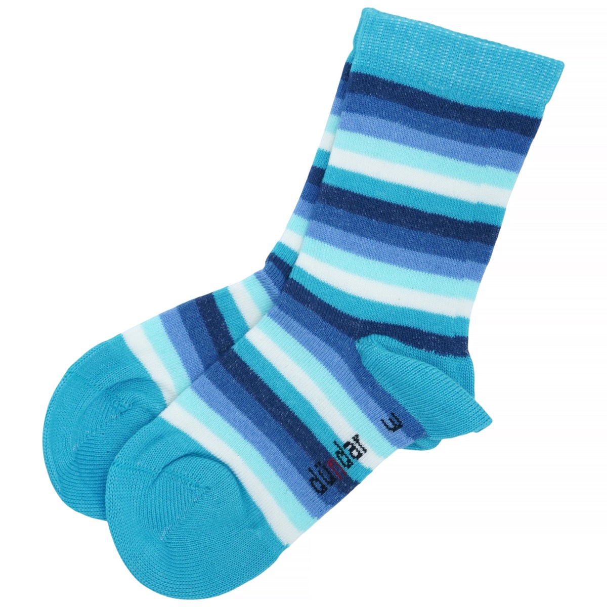 Παιδικά καλτσάκια Dundar μπλε ρίγες για χειμώνα και ζεστασιά