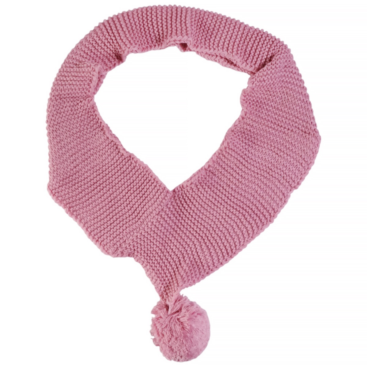 Kitti πλεκτό κασκόλ φούξια για κορίτσι